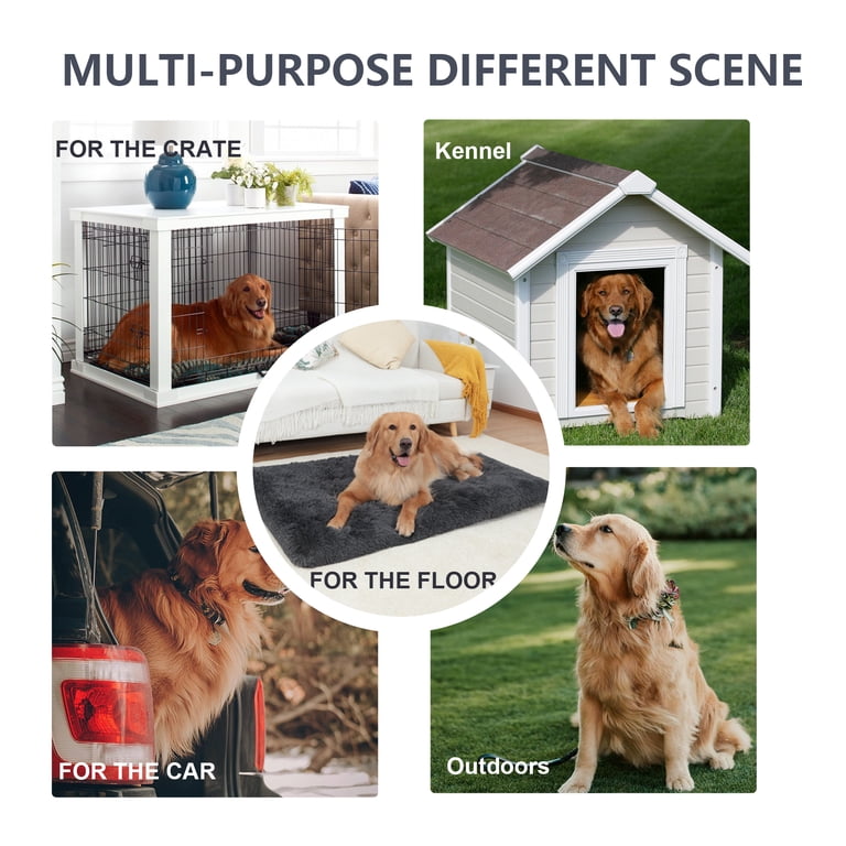KSIIA Plush Dog Crate Bed, 42"x28" Large Dogs photo 6
