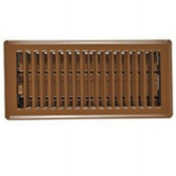 Imperial Manufacturing RG0257 Floor Register Brown 4 x 12 In.