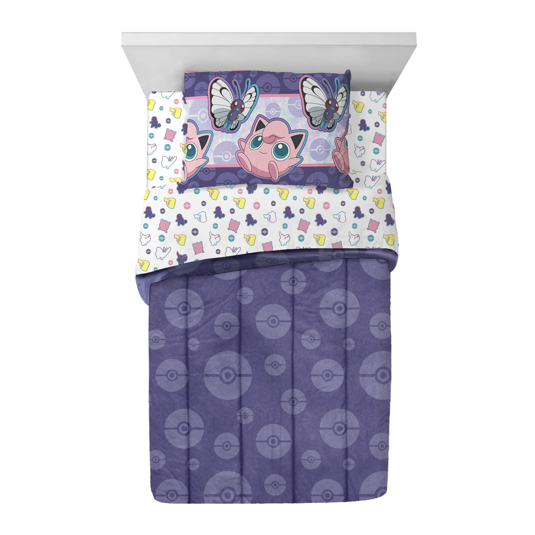 Pokemon Friendly Battle Twin Bed In Bag Set
