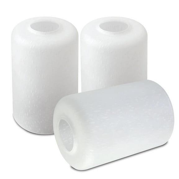 Bubble Seeded Glass Shade, LEDUPDATES 3 Packs frosted Cylinder For Light fixture glass replacement 1" 5/8 fitter