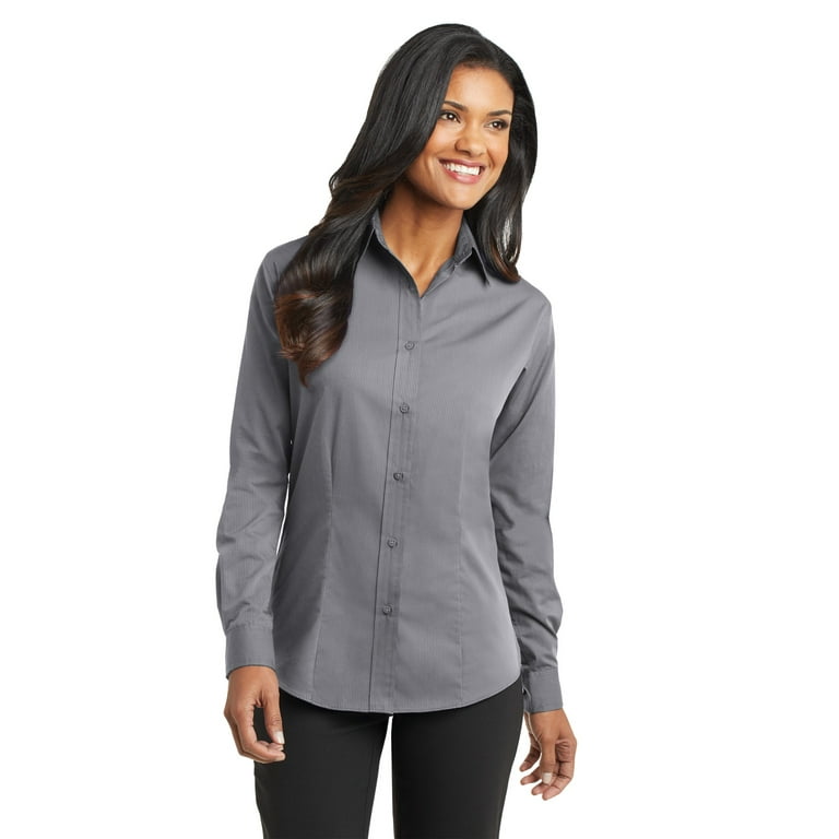 DISCONTINUED Port Authority ® Ladies Tonal Pattern Easy Care Shirt. L613