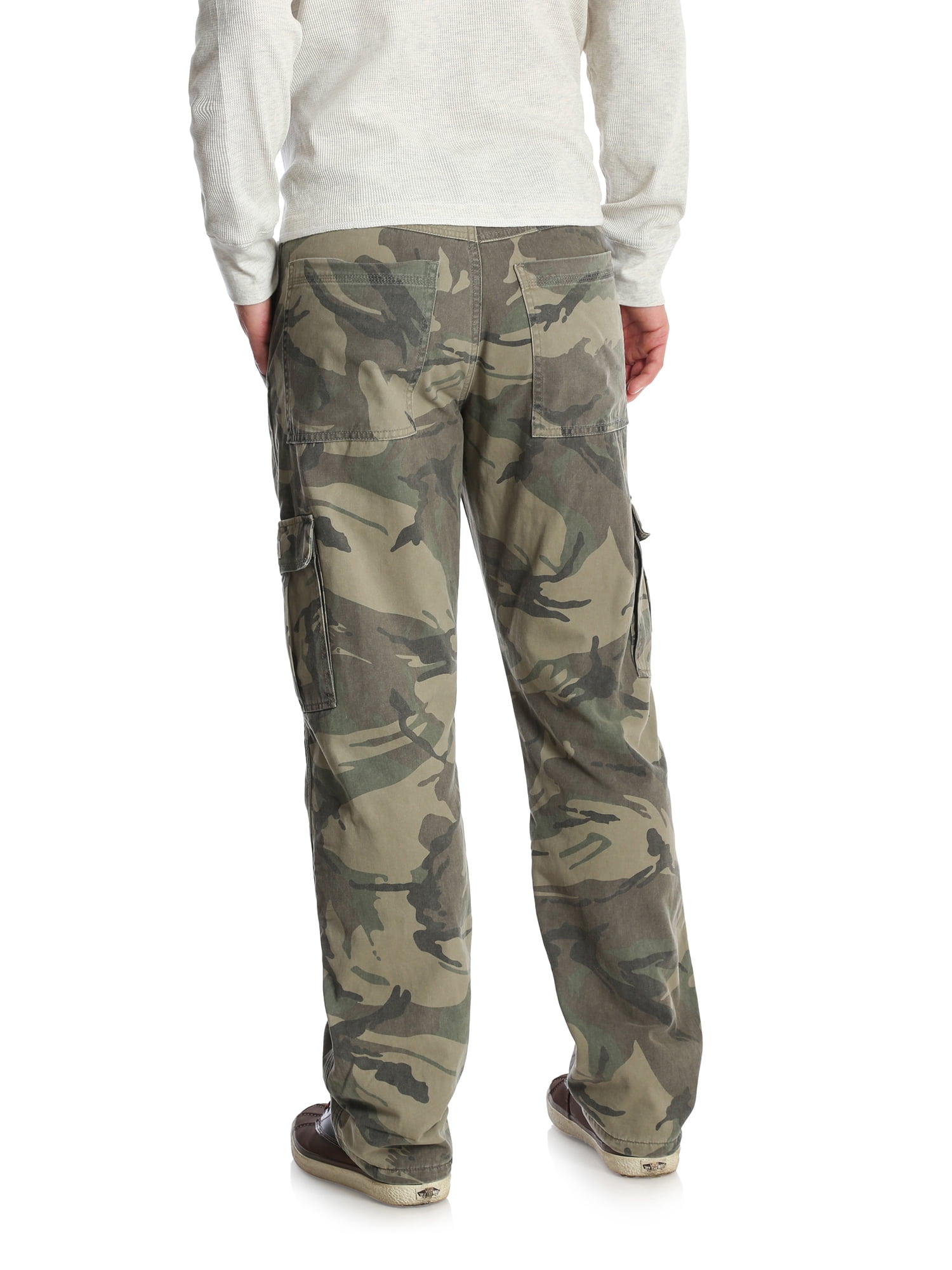 wrangler fleece lined camo cargo pants