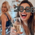 thumbnail image 5 of 2026 Happy New Year Party Glasses Yellow 2026 Happy New Year Party Glasses Funny Fancy Sunglasses New Year’s Eve Party Favors for Teens & Adults Only, 5 of 8
