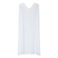 thumbnail image 5 of Summer Fashion Womens Dresses Casual V-Neck Ruffled Sleeveless Solid Dress, 5 of 6