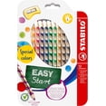 thumbnail image 1 of Ergonomic Coloring Pencil - STABILO EASYcolors - Left-Handed - Pack of 12 with Sharpener - Special Colors, 1 of 2