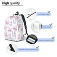 thumbnail image 7 of Wukai Heart Rabbit Paper Reusable Cosmetic bag,Travel Toiletry Organizer Capacity,Waterproof Puzzle Bags, 7 of 7