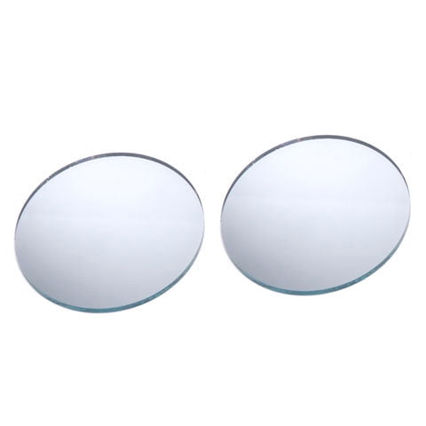 darice mirrors inches pieces round glass silver walmart