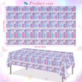 thumbnail image 5 of 3 Pack Mermaid Scales Tablecloth 87x51 in, Mermaid Party Plastic Table Cover for Birthday Baby Shower Under The Sea Party Decor, 5 of 7