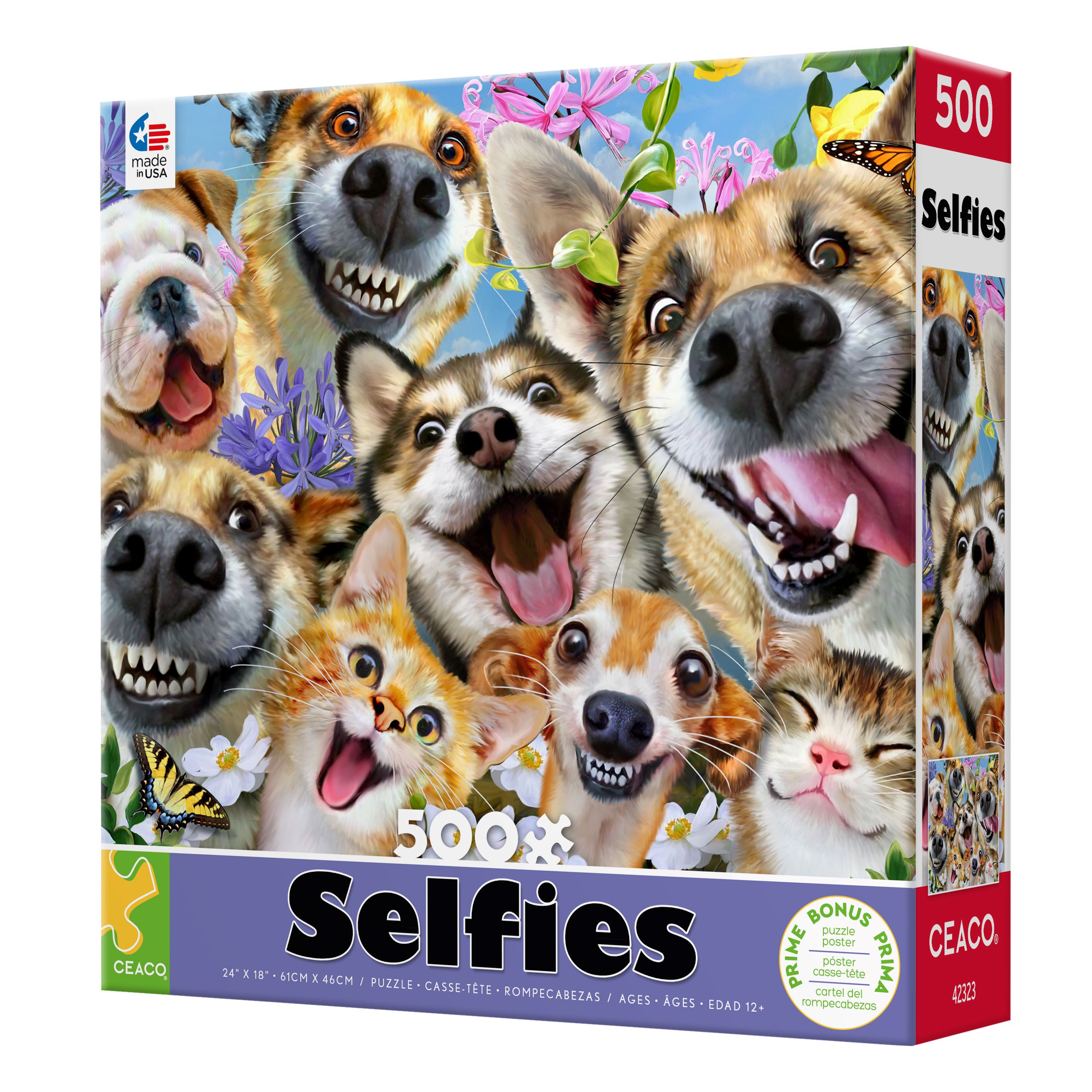 Ceaco Companion Selfies Howard Robinson 300 Piece Interlocking Jigsaw Puzzle
