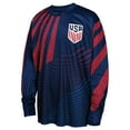 thumbnail image 2 of Youth Outerstuff Navy USMNT Nifty Netminder Long Sleeve T-Shirt, 2 of 3