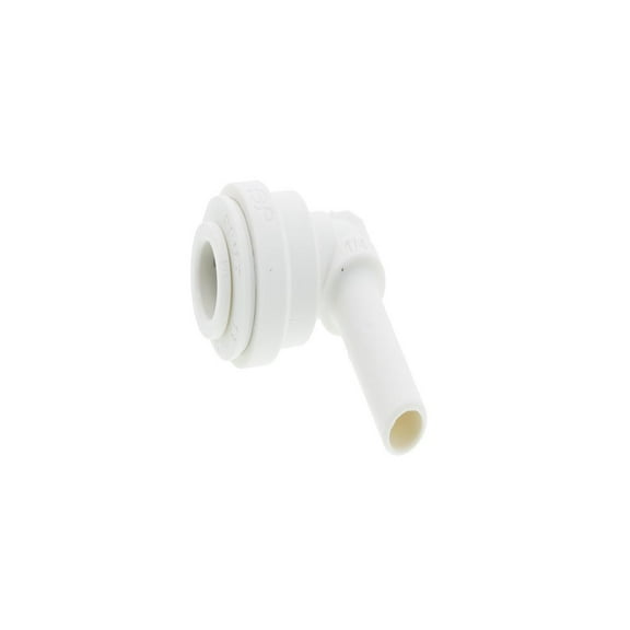 John Guest Stem Elbow Connector Polypro - 1/4 Stem x 1/4