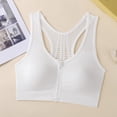 thumbnail image 2 of Qingpeng Sports Bras for Women Front Zipper High Support Sports Bras Mesh Racerback Breathable Workout Bra for Running Fitness, 2 of 5