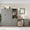 Gray, variant on LHKJ Multifunctional Wardrobe with Desk, Drawers and Hanging Rod, Gray