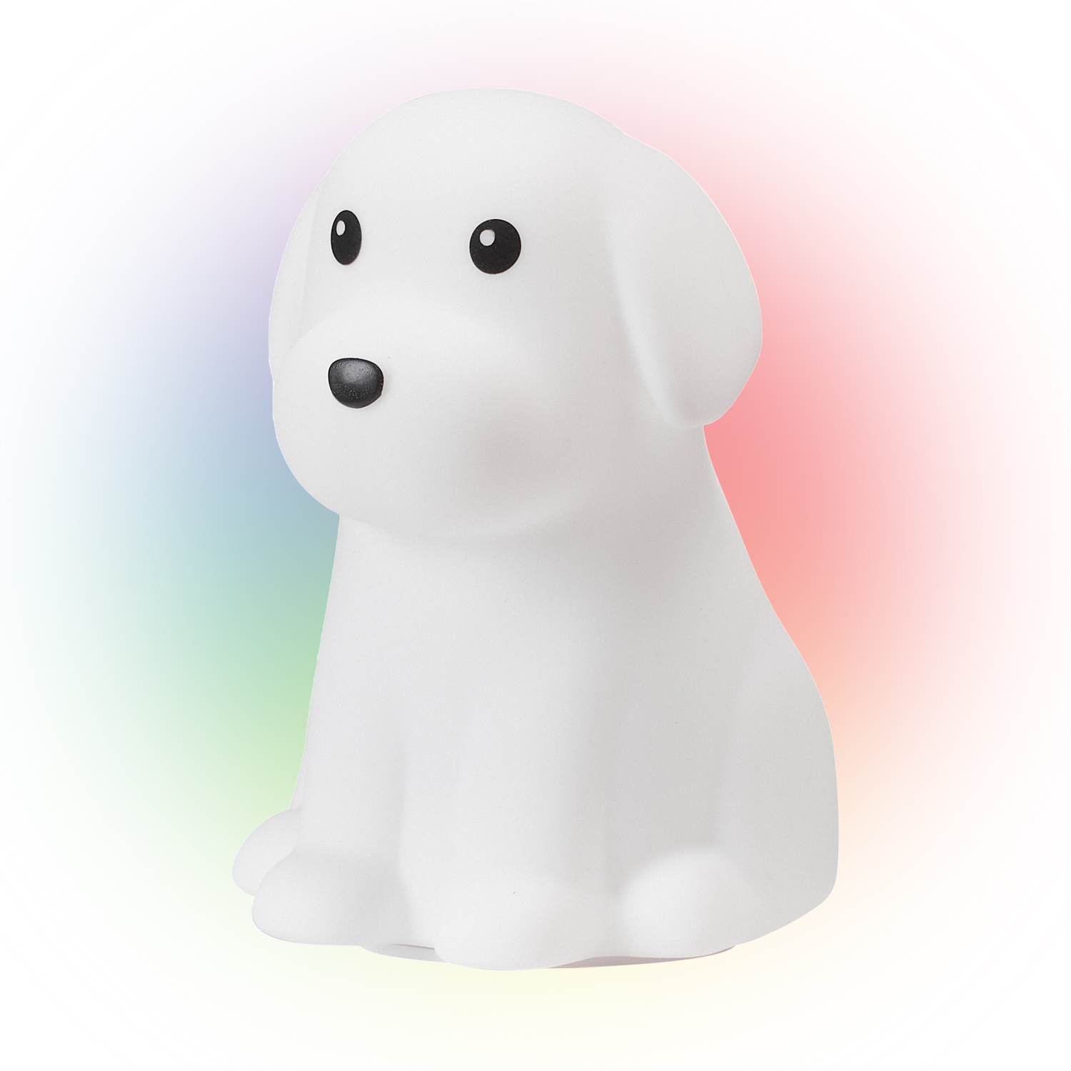 Globe Electric LED White Dog Night Light, Multicolor Silicone photo 7