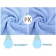 thumbnail image 4 of Paquete de 2 toallas de baño para mascotas de secado rápido (azul y rosa, 50 cm x 90 cm), toallas de microfibra para mascotas - Toallas absorbentes para perros - Toallas de secado rápido para perros y, 4 of 5