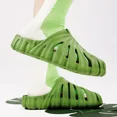 thumbnail image 3 of Sandalias de plataforma para hombre con diseño de nube y hojas divertidas, suaves y antideslizantes, para el hogar, para exteriores, de verano, para casa, planas, para hombre y mujer, para playa, 3 of 6