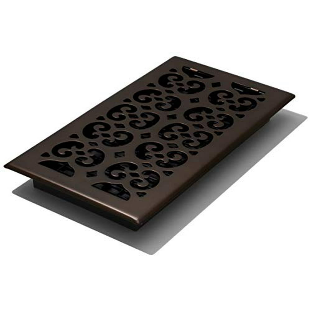 Decor Grates SPH612RB Floor Register, 6x12, Rubbed Bronze Finish