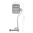 thumbnail image 4 of MOVTOTOP Go Kart Brake Pedal with Throttle 1 Pair for Drift Racing Silver Iron Material, 4 of 8