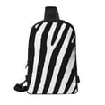 thumbnail image 6 of Sigee Zebra for Dual Pocket Sling Backpack Hiking Daypack Multipurpose Cross Body Chest Bag, 6 of 8