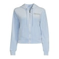 thumbnail image 6 of No Boundaries Juniors Velour Hoodie Jacket, 6 of 6