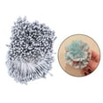 thumbnail image 4 of 6 X 1800 Piezas De Estambres De Flores Artificiales De Doble Cabeza Para Manualidades Florales DIY - 3 Mm Gris, 4 of 8