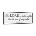 thumbnail image 4 of Scripture Walls Psalm 93:4 White Bible Verse Canvas Christian Wall Art Ready to Hang Unframed, 4 of 7