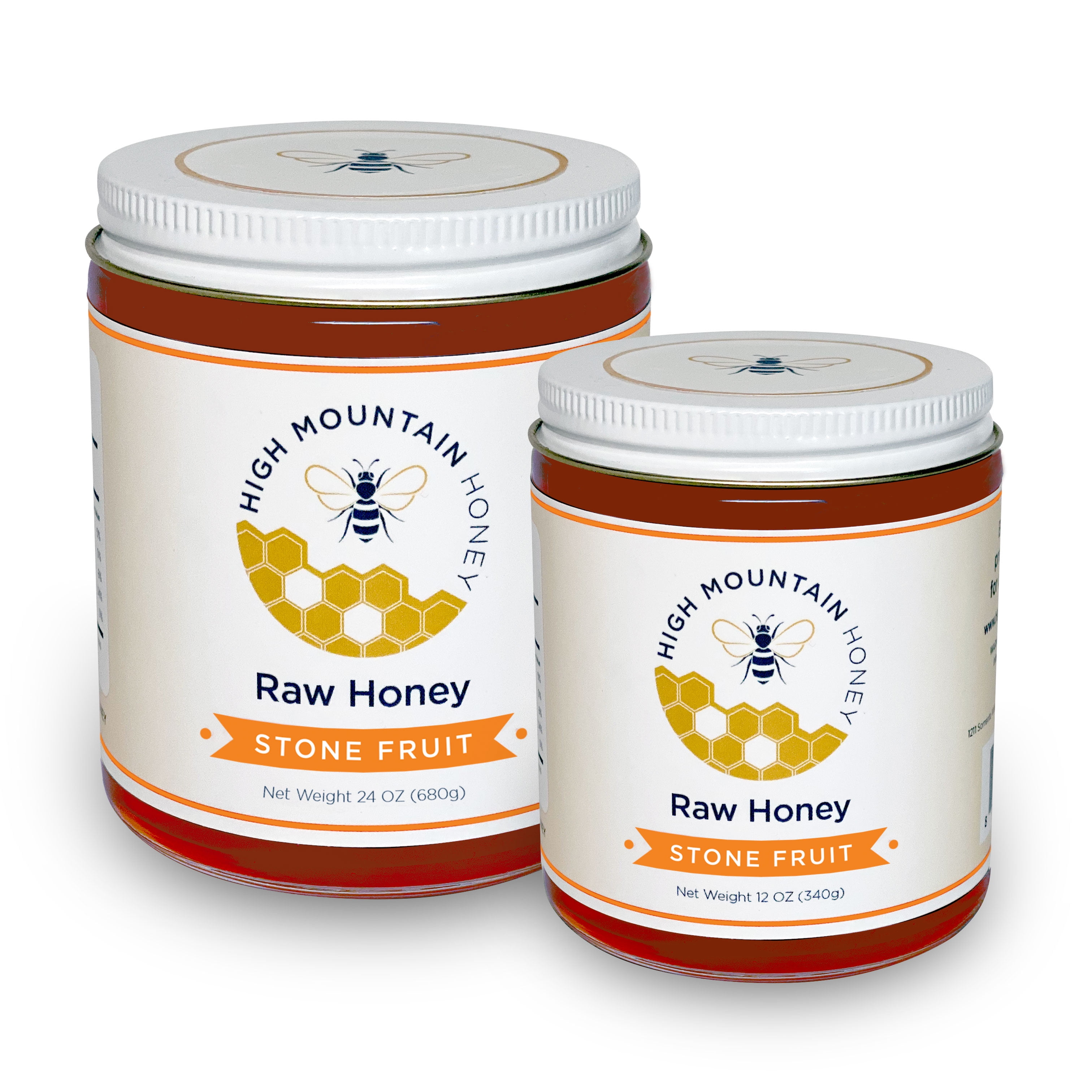 High Mountain Honey Premium Raw Honey (Stone Fruit, 24 oz.)