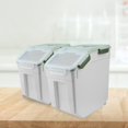 thumbnail image 3 of Recipiente de almacenamiento de harina AnRui, 11,3 kg, hermético, 25 L, libre de BPA, 3 of 7