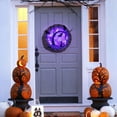 thumbnail image 5 of Clearance Wreath under $15,Halloween Decorations Bat Wreath Holiday Atmosphere For Front Door Wall Decoration (40cm), 5 of 9