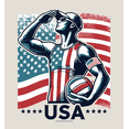 thumbnail image 2 of USA Athlete Adult Sand Long Sleeve Hoodie-Medium, 2 of 4