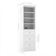 thumbnail image 3 of Bestar Versatile 25W Closet Organizer with Drawers in white, 3 of 13