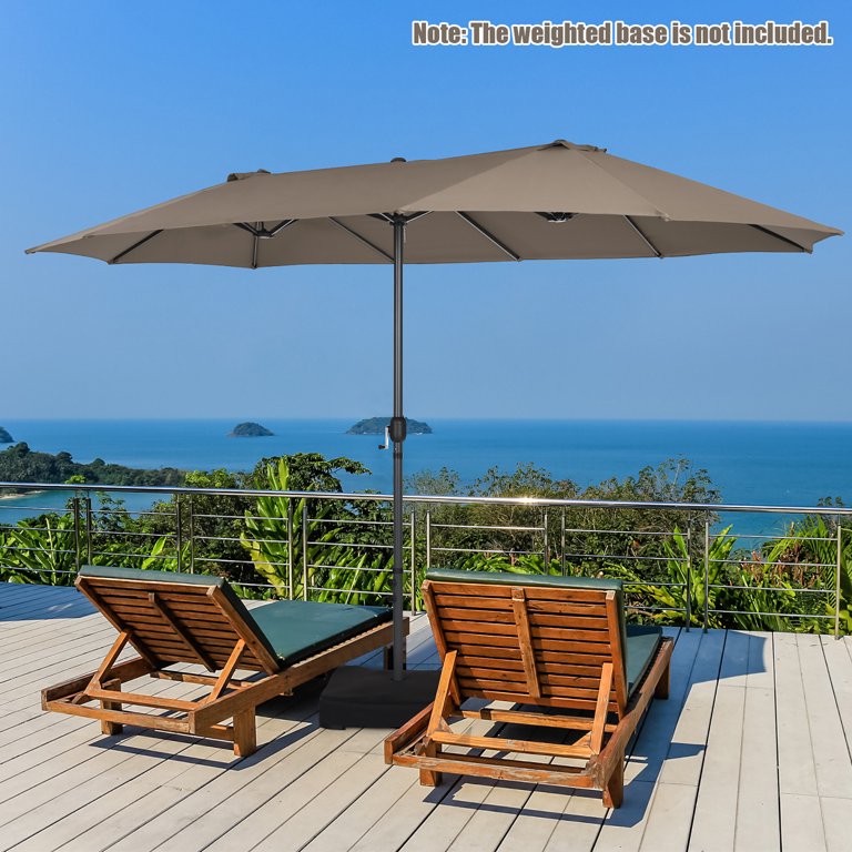 cantilevered patio umbrellas EROMMY 10  13 Cantilever Patio Umbrella, Base Excluded  Navy