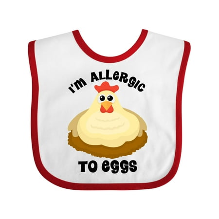 

Inktastic Egg Allergy Gift Baby Boy or Baby Girl Bib