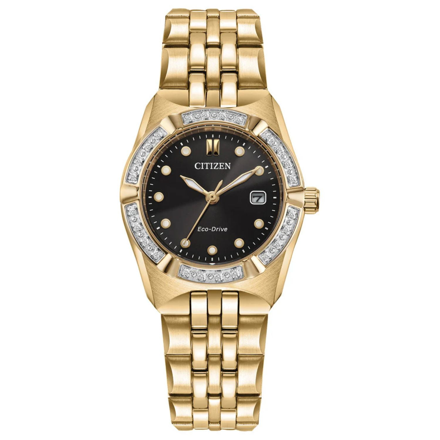 Citizen Rolan Eco-Drive Brown Dial Two-Tone Men's Eco-Drive Watch