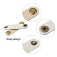thumbnail image 4 of Leather Cable Tie Leather Cord Organizer 63x16mm Cable Straps Cable Leather Clips Golden, Pack of 10, 4 of 6