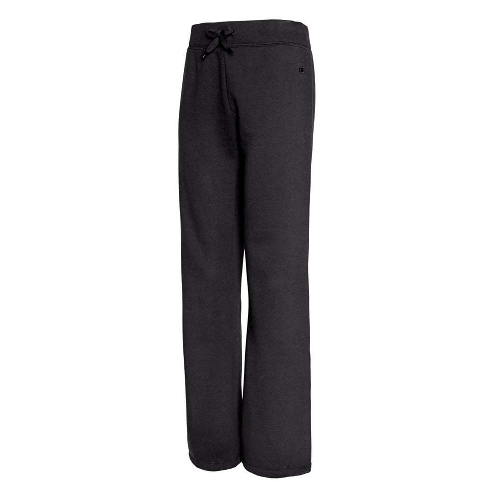 open bottom fleece sweatpants