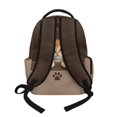 thumbnail image 3 of Xixirimido Custom Name 17" Multi Pockets Kids Backpack for Boys Lightweight School Bag Girls Cat Brown Print Large Bookbag for Elementary Middle High School Students, 3 of 8