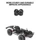 thumbnail image 2 of Llanta de fibra de carbono Tholdsy para 1/10 Axial SCX10 Crawler azul RC accesorios de coche, 2 of 6