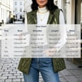 thumbnail image 3 of Yutgune Women's Long Quilted Vest Lapel Collar Sleeveless Jacket Casual Fall Outerwear, 3 of 6