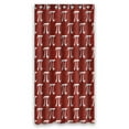 thumbnail image 1 of Cortina de Ducha ABPHQTO de poliéster impermeable Símbolo Pi Rojo y Blanco 90x180 cm, 1 of 1