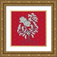 thumbnail image 1 of Murdock, Ramona 12x12 Gold Ornate Wood Framed with Double Matting Museum Art Print Titled - Lotus, 1 of 4