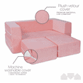 Milliard Toddler's Convertible Play Bed Modular Kids Sofa for Little