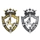 thumbnail image 4 of Elegante Corona de Broche de Cristal Del Insignia de Carreras Broche Antigua+elegante Corona de Broche de Cristal Fernando Broche de alfiler de época, 4 of 7