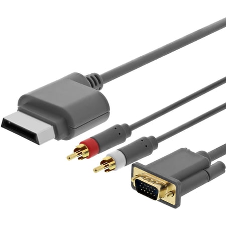 Microsoft Xbox 360 VGA HD AV Cable - VGA - 8 ft for Xbox 360 price history on PriceWatchPro