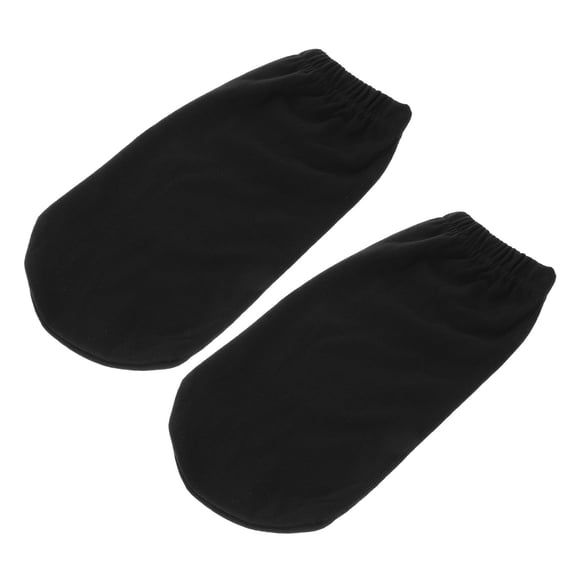 UPOUART 1Pair Warm Sleep Fleece Socks Soft Skinfriendly Cozy Black Unisex