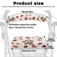 thumbnail image 6 of HELLHERO Cat Rose Seat and Backrest Covers Seat & Backrest Covers & Non-Slip Fit with Cover Only for Elderly, 6 of 7