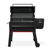 Weber Smoque XL Pellet Grill, 34 Inch Wood Fired Pellet Smoker with Wifi Capability, Black
