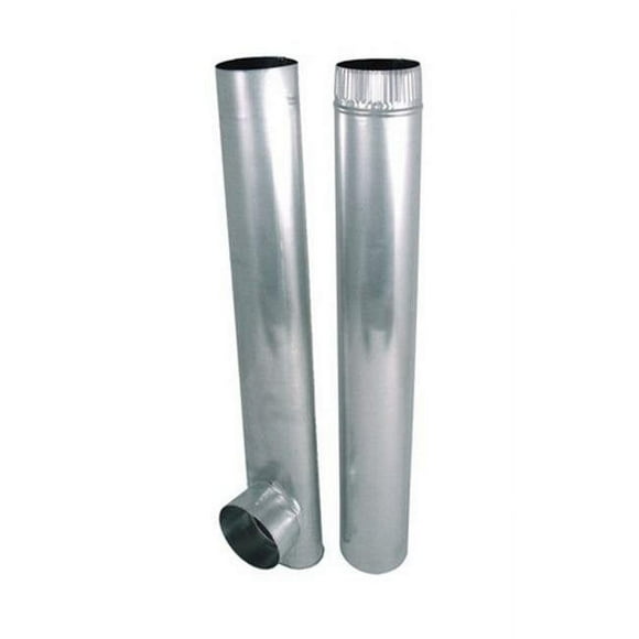 Lambro DAF3 Kit de Ventilation Ovale Mince en Aluminium 4 Po.