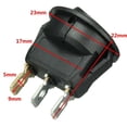 thumbnail image 4 of Bunblic 6-10pack 12V Front Rocker Parking Sensor Switch Button Kits for Car Rv 6 Pcs, 4 of 8