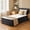 Gray, variant on Toject Twin Size Bed with Memory Foam Mattress, Soft Bed with Matching Headboard, Medium Firm Mattress in a Box, No Assembly Required and No Bed Frame Needed, Bedrooms, Apartment, Gray